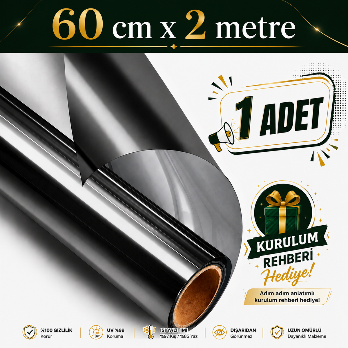 CamGard™ Aynalı Gizlilik Filmi