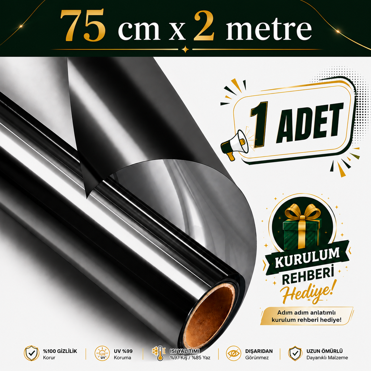 CamGard™ Aynalı Gizlilik Filmi