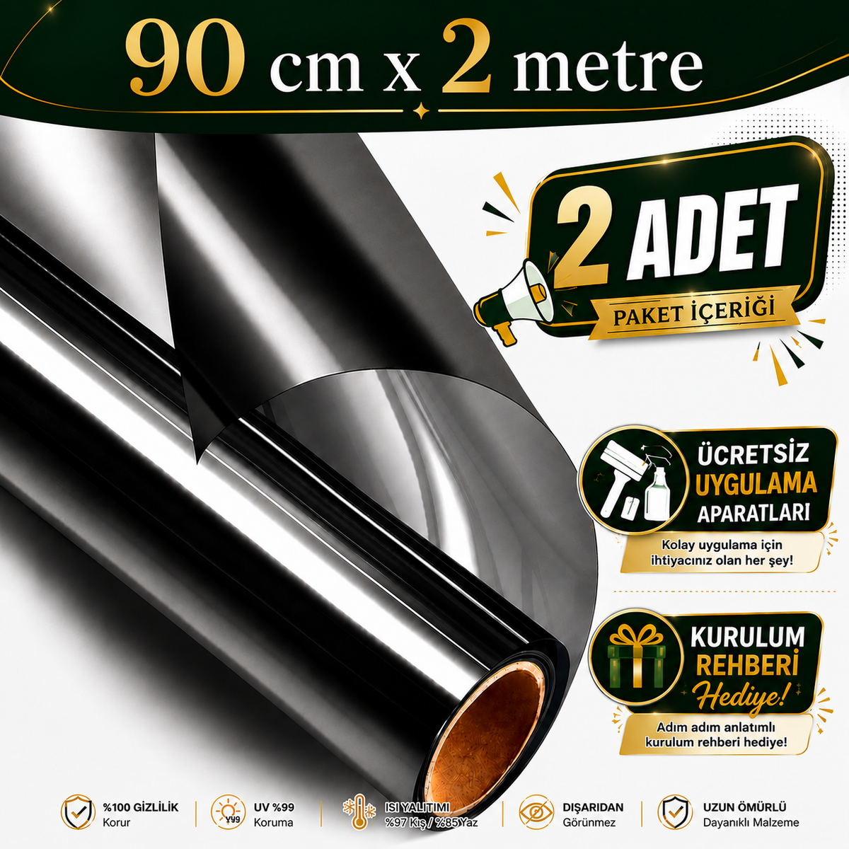 CamGard™ Aynalı Gizlilik Filmi