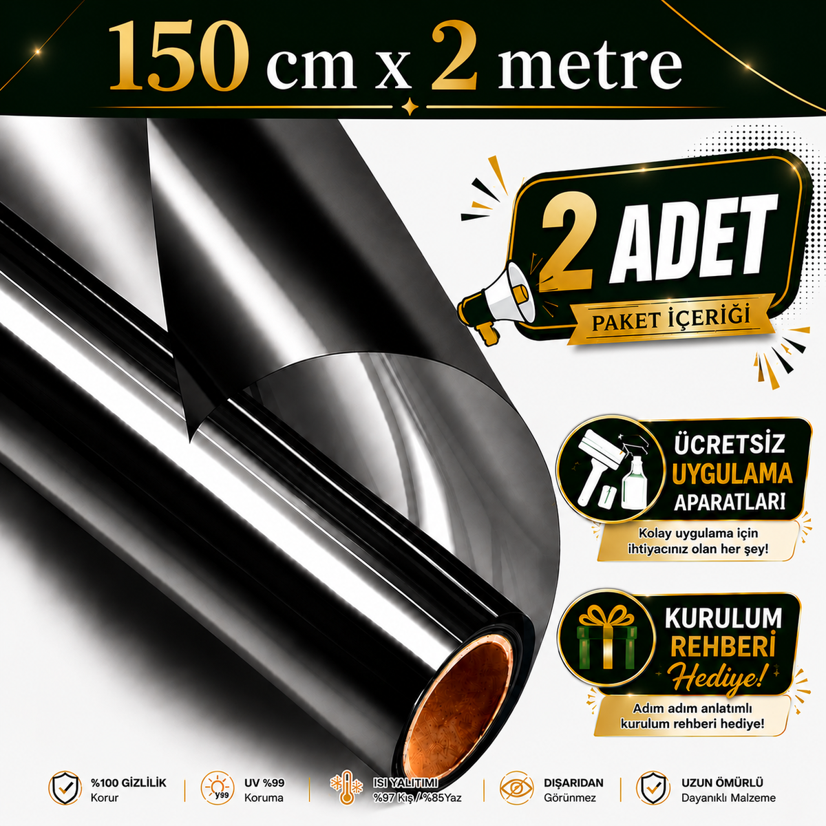 CamGard™ Aynalı Gizlilik Filmi